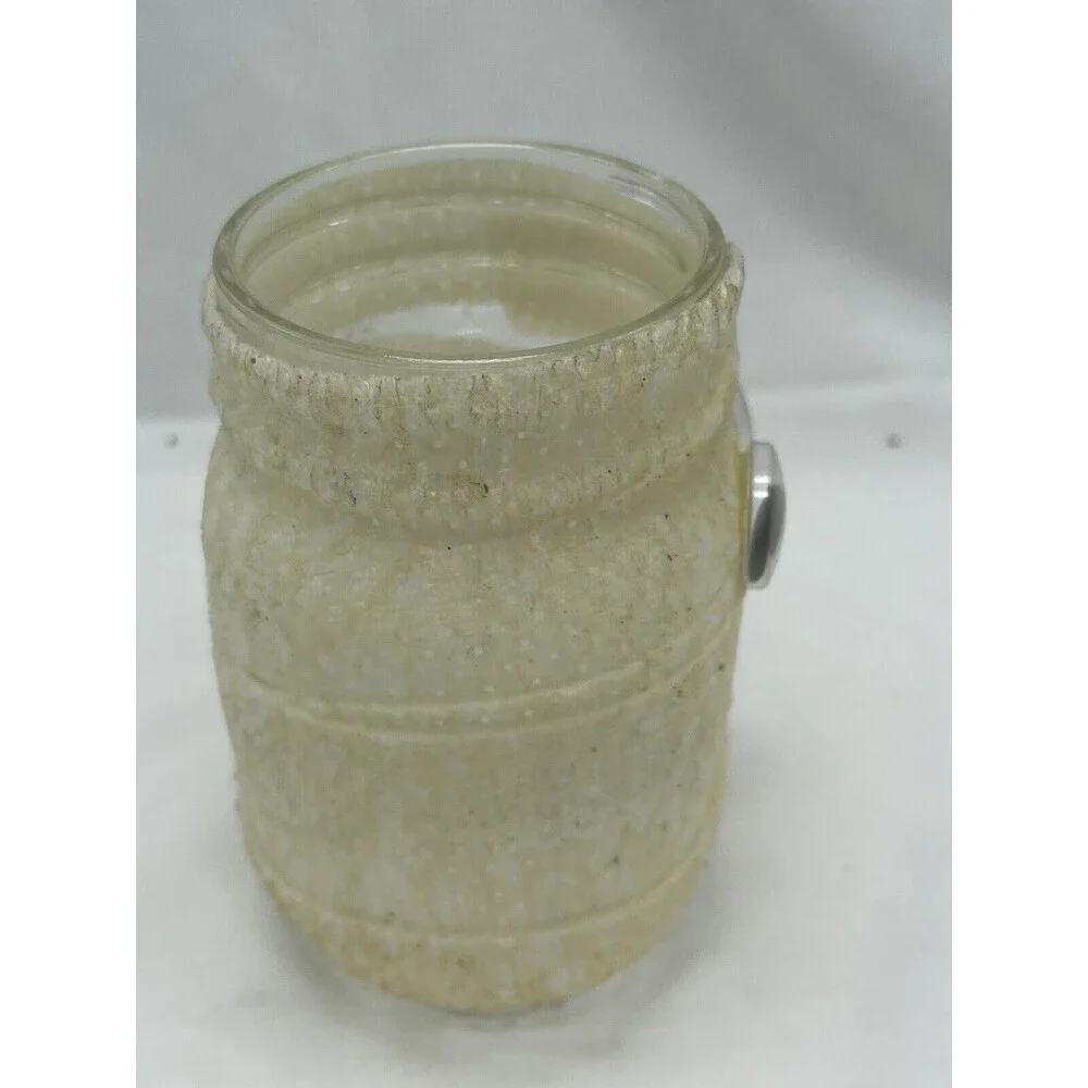 Halloween Mummy Luminaire Handmade Decorations Glass 6” Candle Not Included.